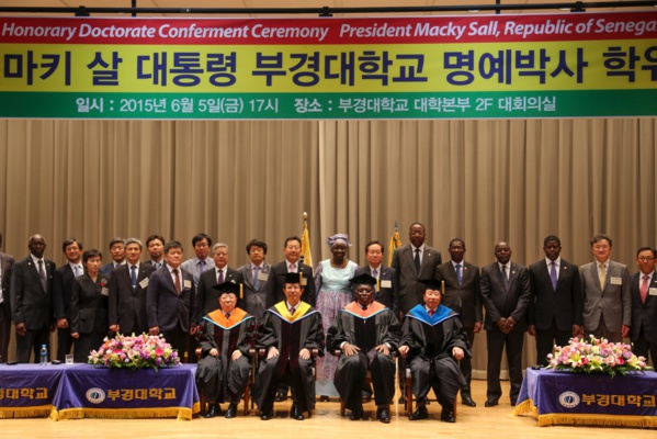 Macky Sall, docteur honoris causa de l’université nationale de Pukyong, en Corée du Sud ( Photos )