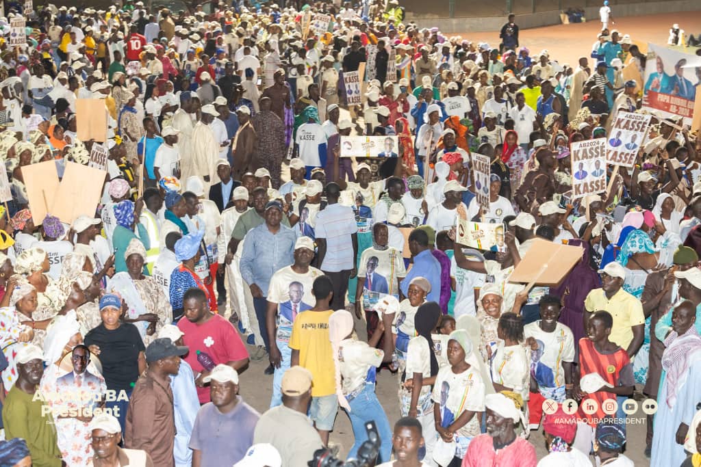 Tamba noire de monde: L'apothéose du candidat de Benno Amadou Ba accueillit par le nouveau PM Sidiki Kaba