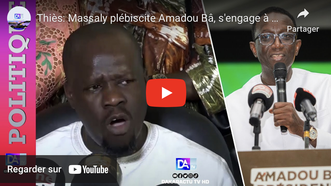 Thiès : Massaly plébiscite Amadou Bâ, s'engage à gagner dans son fief et s'insurge contre les mensonges...