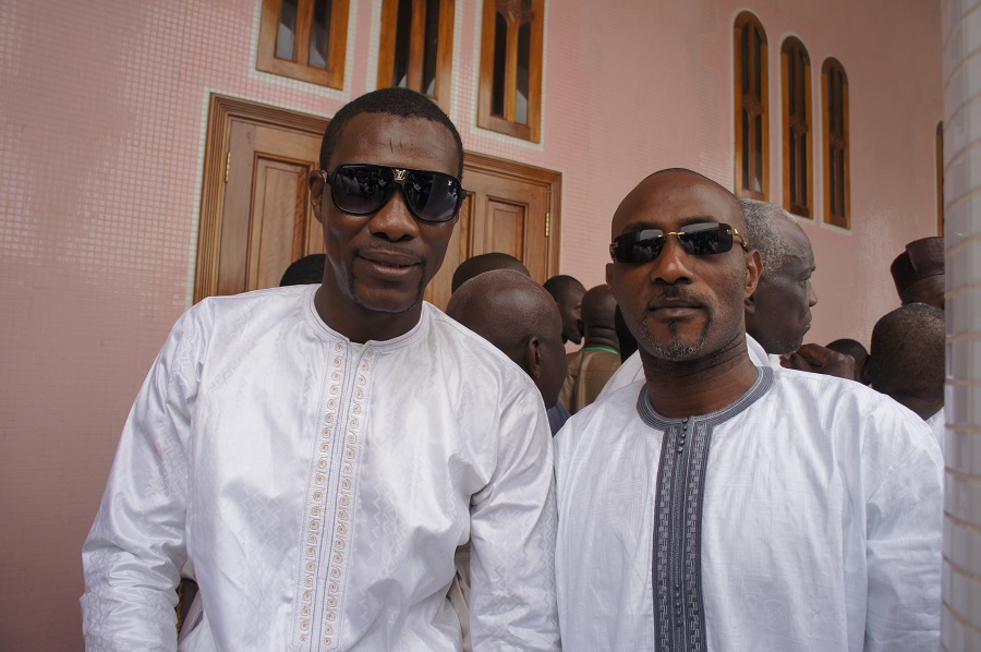 L'homme d'affaires Cheikh Amar un fervent talibé en visite de courtoisie chez Serigne Cheikh le fils de son guide Serigne Saliou à Boustane.