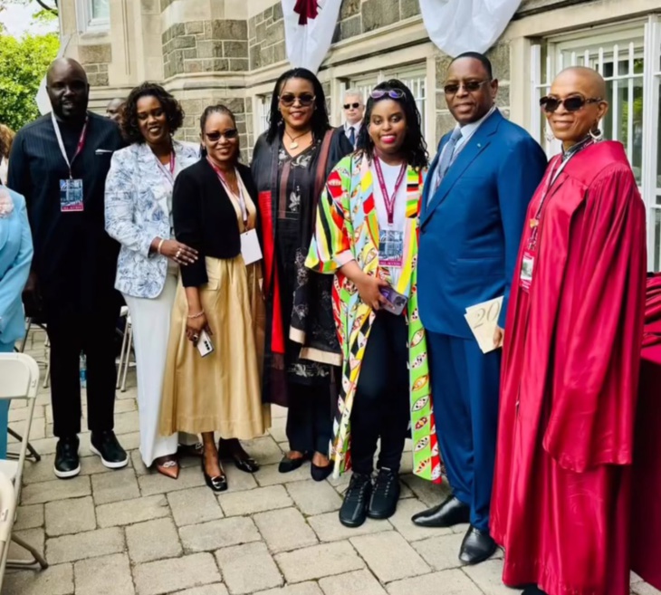 Photos et vidéo: Le fils de Macky Sall, Ibrahima Sall, décroche son diplôme