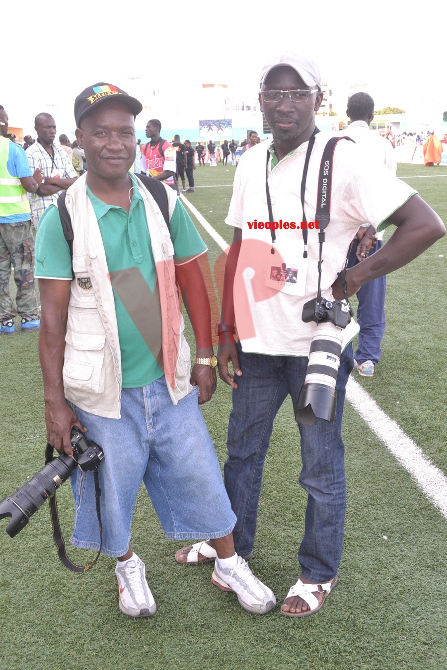 Quand El Malick Senego de senego et Demba Mballo se rencontrent: tous les deux des photographes.