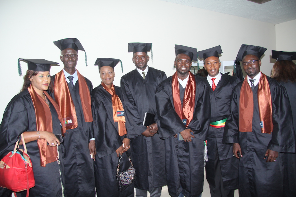 Cérémonie de collation des grades de l'Institut Africain de Management IAM Dakar Mermoz.