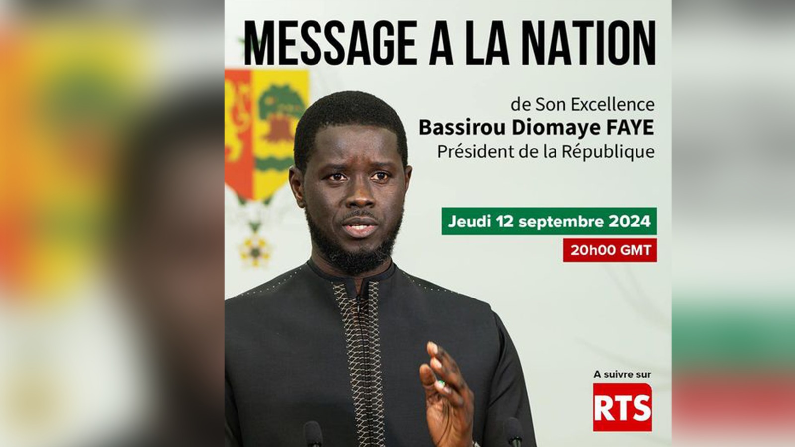 Adresse à la Nation: Le Président de la République Bassirou Diomaye Faye dissout l'Assemblée nationale