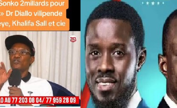 En route vers les Législatives : Dr. Diallo promet de décaisser 2 milliards FCfa pour Ousmane Sonko et le Pastef