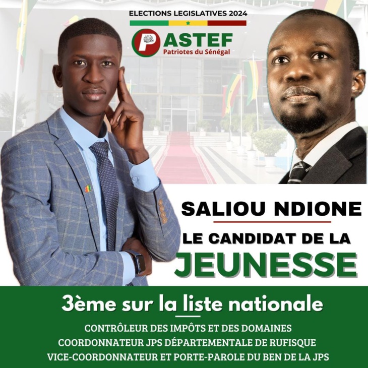 Saliou Ndione Candidat Pastef: A la découverte des futurs députés de la JPS (Xaam Sa Député)