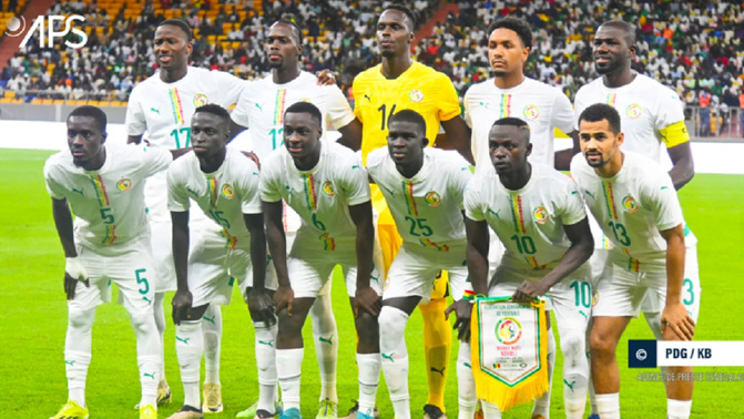 Éliminatoires de la CAN 2025 : le Sénégal, premier de sa poule, avec 10 buts marqués, 16 points et un seul but un encaissé