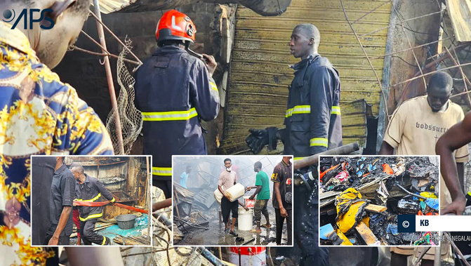 Incendie au marché central de Thiès : Birame Soulèye Diop déplore les branchements électriques clandestins