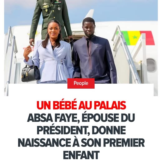 Un bébé au palais : Absa Faye, épouse du Président, donne naissance à son premier enfant