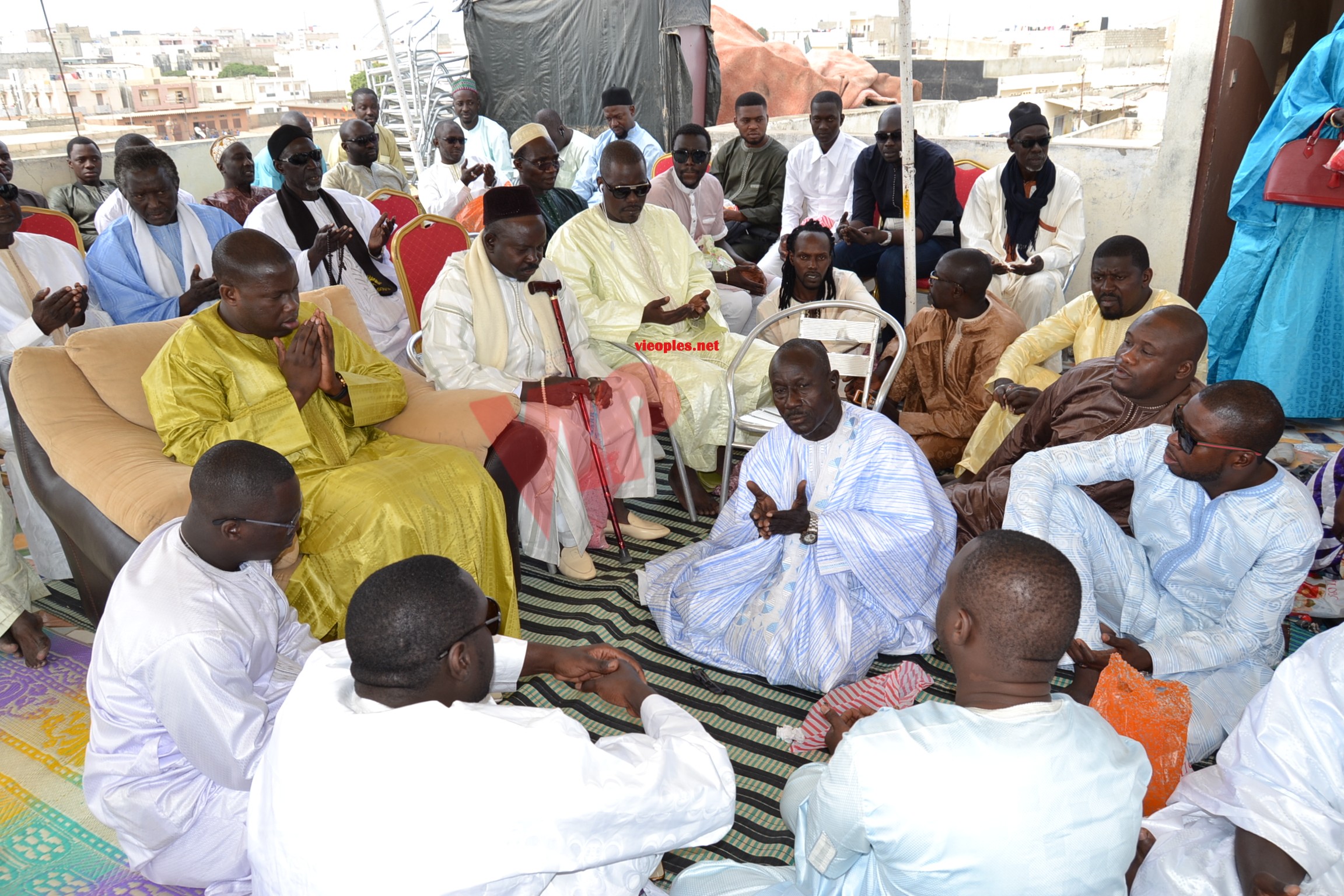 Bapteme: Le manager de la reine du djolof band Djidiack Diouf baptise sa fille et la donne le nom de Mame Diarra Vviane Chidid