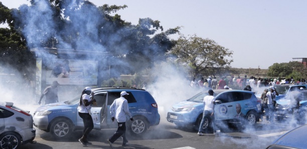 Confrontation devant le Pool Judiciaire Financier : 5 partisans de Farba Ngom arrêtés, un blessé