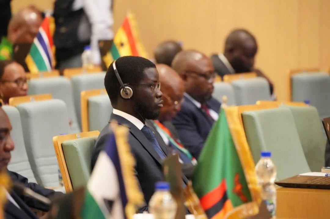 38ᵉ Sommet de l’Union africaine, le Président de la République, Bassirou Diomaye Faye, a assisté à la présentation du Rapport du Sénégal l