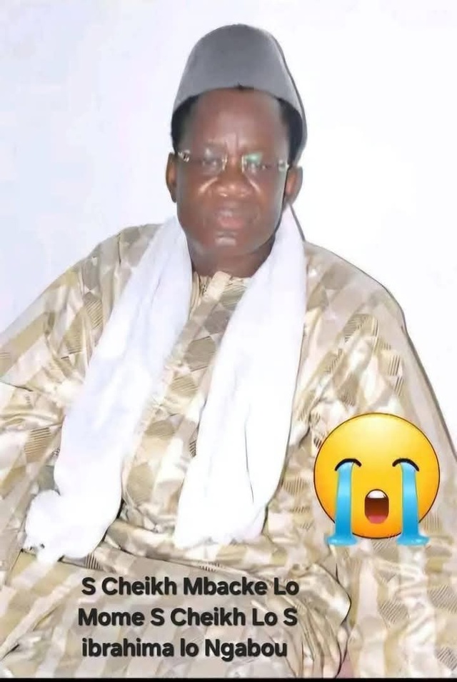 Décès de Serigne Cheikh Mbacké Lô, khalife de Serigne Cheikh Lô Ngabou