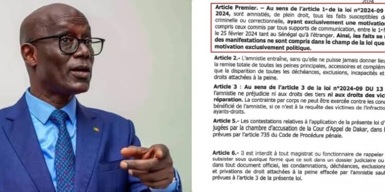 Proposition de loi d’abrogation partielle de l’amnistie : « Pastef veut protéger ses militants et livrer les autres », selon Thierno Alassane Sall