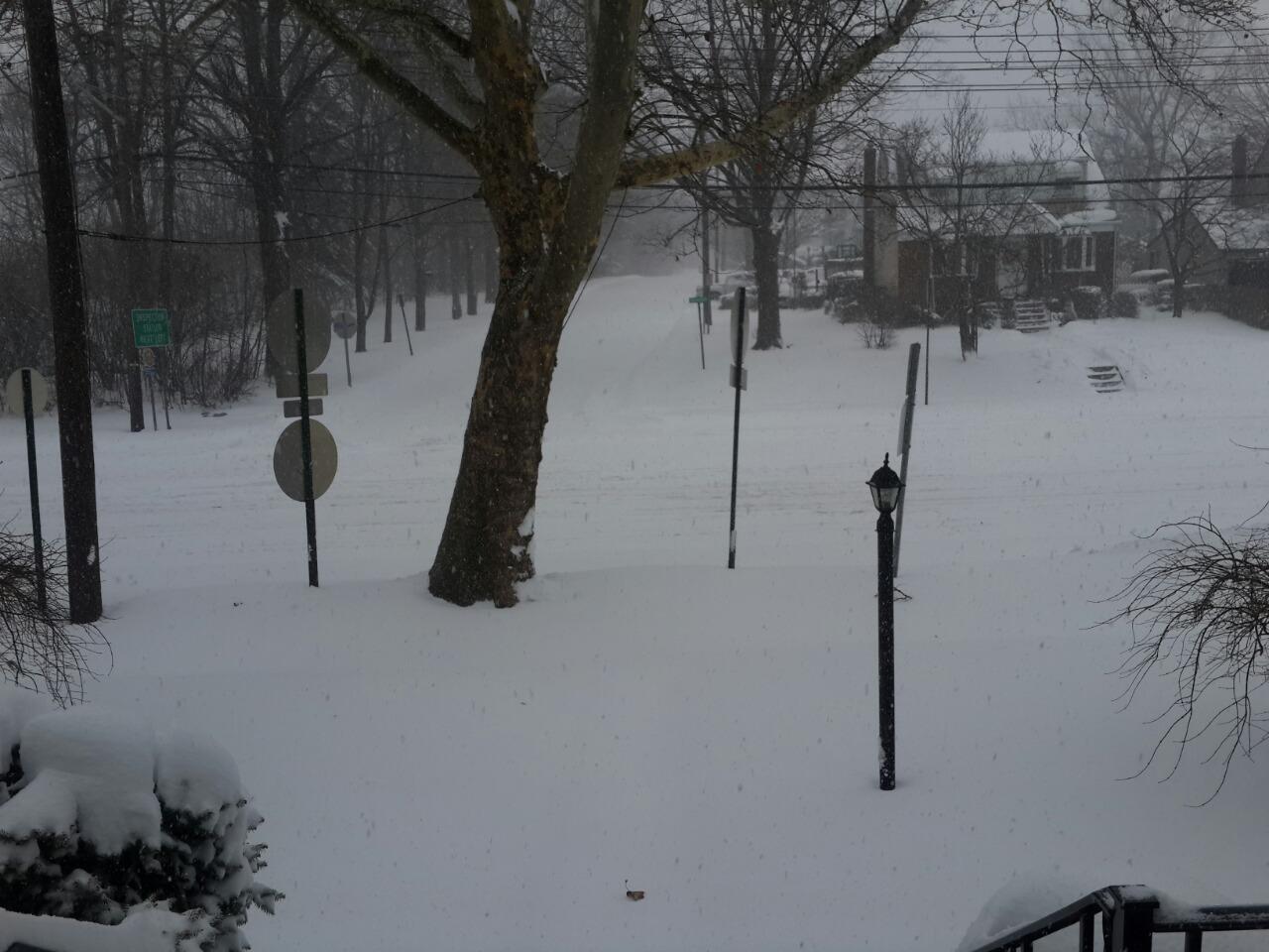 Video: New Jersey sous la neige. Regardez