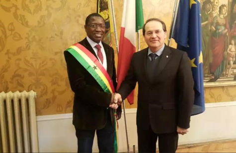 Mamina Kamara plaide pour la Casamance à la conférence de Deltamed en Italie.