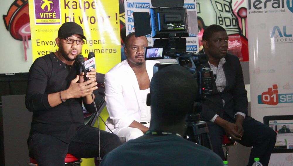 Baba amdy face à la presse pour présenter son nouveau album avant de s'envoler le 27 mai à Paris.