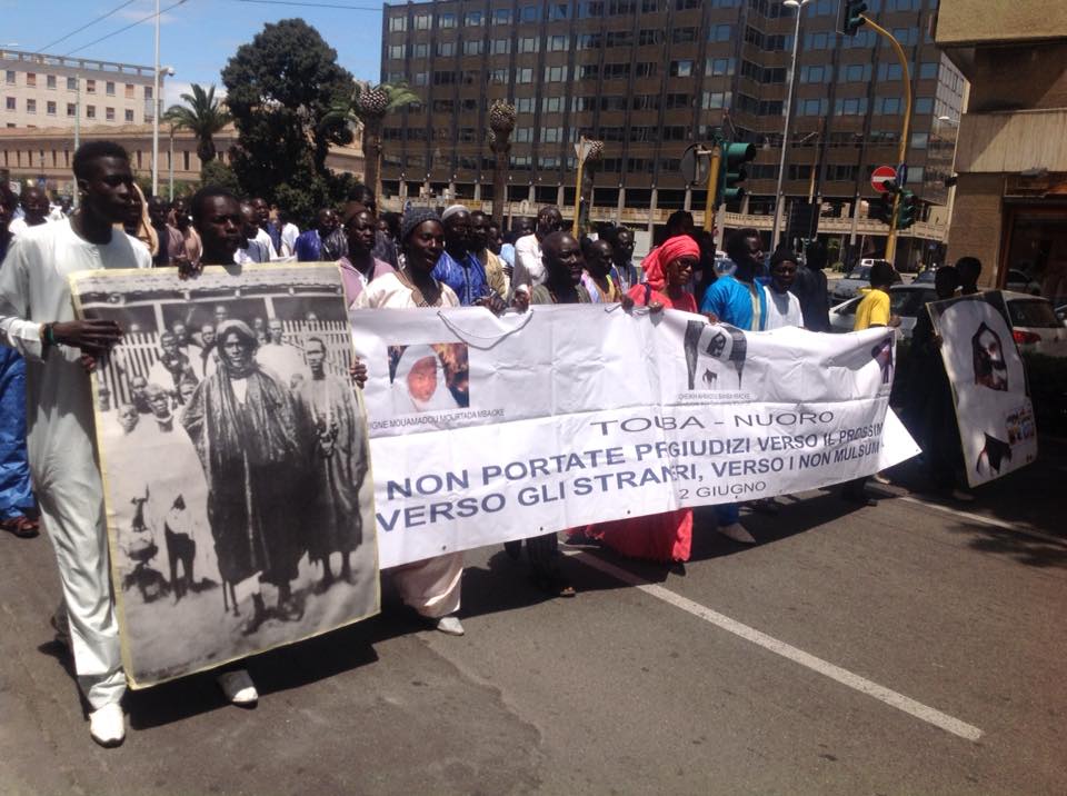 Italie : La communauté Mouride de Sardegne marche pour la paix à Cagliari