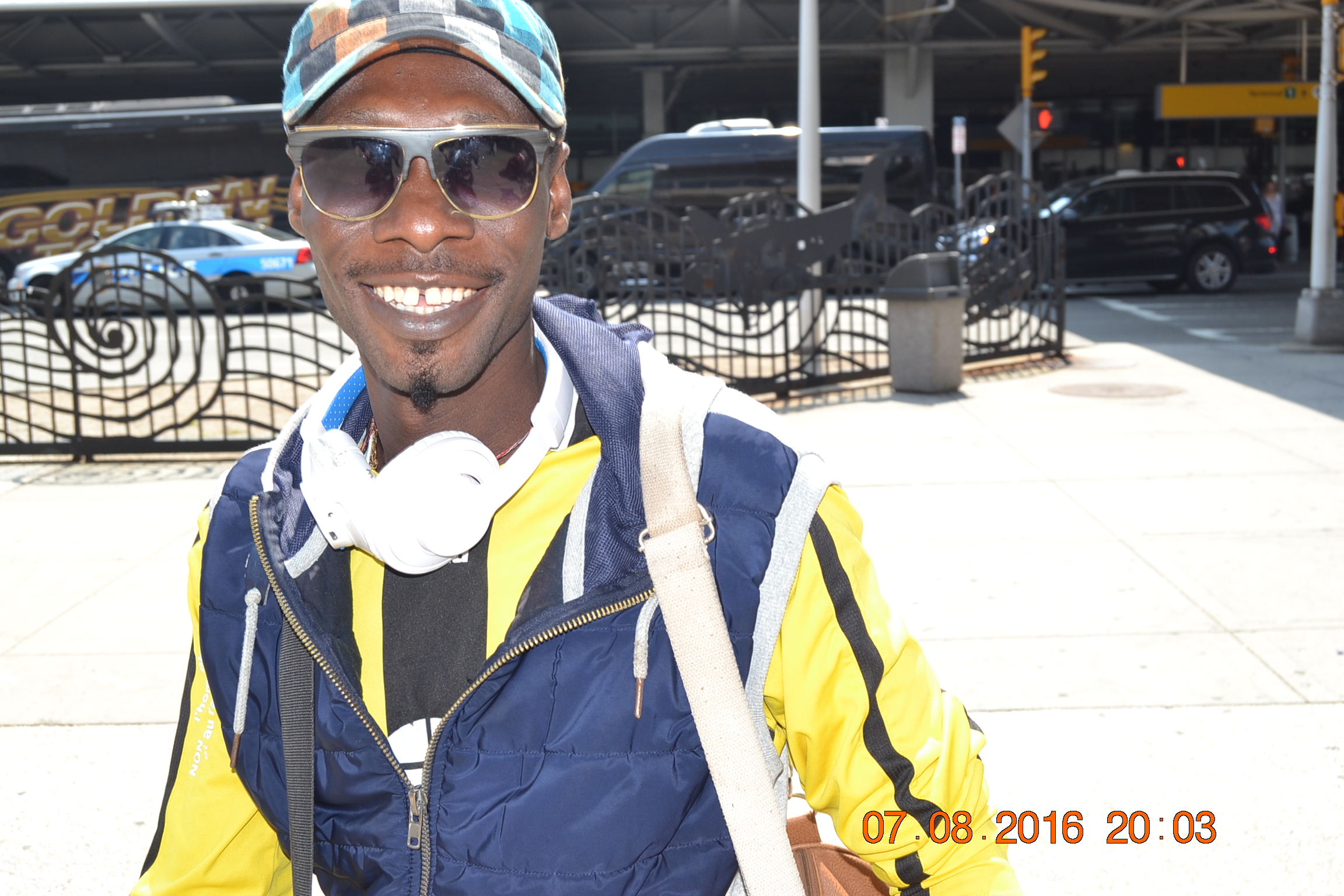 Les images de l'arrivé de Pape Diouf, la génération consciente et Bay Babu à l'aéroport JFK de New York.