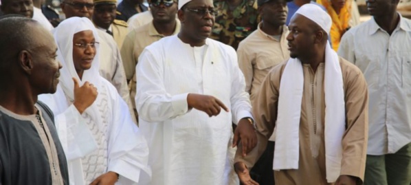 Inauguration de la mosquée de Notaire : Les imams et oulémas derrière le Président Macky Sall