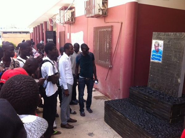 Ucad : Bassirou Faye immortalisé - un monument à sa mémoire