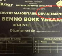 Election des hauts conseils des collectivités territoriales : la grosse faute (DEPARTEMANTAL) sur le spécimen de Benno Bokk Yakaar