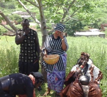 Exclusivité: Les premières images du tournage de la nouvelle vidéo de Mame Goor habillé par Papino création. Regardez