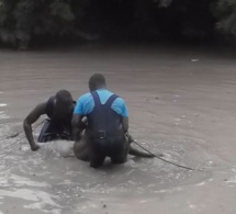 Drame à Tamba : Un camion malien finit sa course dans le fleuve Gambie et fait deux morts