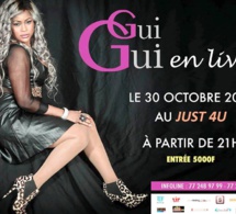 Guigui en live pour la premiere fois au Just 4 U ce 30 octobre.