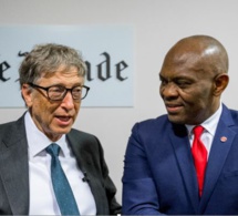 Les philanthropes, Tony O. Elumelu et Bill Gates, discutent de l’impact de la philanthropie mondiale sur les affaires, la politique et la culture au ‘Club de l’Economie’ organisé par ‘Le Monde’ à Paris