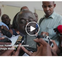 Vidéo: déclaration du vice Président de la Gambie Halifa Sallah sur le résultat de la rencontre avec la #CEDEAO