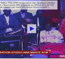 Youssou Ndour, PDG GFM à l'inauguration des nouveaux studios de la Rfm : " GFM emploie plus de 400 personnes et a une masse salariale de 120 millions FCFA par mois"