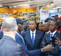 Ckeikh Amar Président de HOLDING AMAR et son vice président Kader Ndiaye au Salon de l'agriculture à Paris.