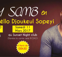 SOIREE DELO DIOUKEL: Sidy Samb vous donne rendez-vous au Terrou bi ce vendredi en diner de gala et le samedi au Sunst night BCEAO.