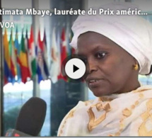 Me Fatimata Mbaye, lauréate du Prix américain "Femmes de Courage" 2016