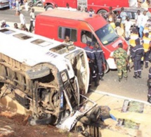 Accident d'un car Ndiaga Ndiaye sur l'autoroute à péage: Un témoin parle de plusieurs blessés