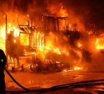 Incendie au marché Kaolack: Plus de 30 cantines réduites en cendres, les sinistrés appellent à l’aide