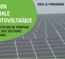 Dagana: Une centrale solaire photovoltaïque pour alimenter la station pompage de l’Union paysanne des sections villageoises