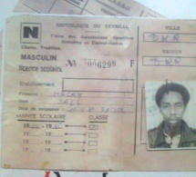 Photo archive : la licence UASSU de l'étudiant Macky Sall