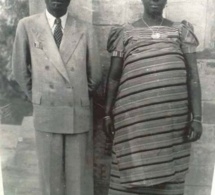 Houphouët Boigny et son épouse sénégalaise Khady Sow en 1930...Qui était cette Saint-louisienne?