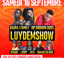 RAKHOU PROD présente "LUYDEMSHOW" le 16 Septembre à Paris avec Dara Dji, Dip, Ngaka Blinde, Fata