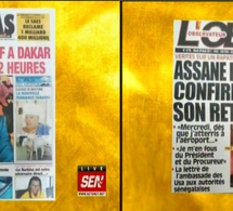 Le sauve-conduit entre ses mains : Assane Diouf arrive à Dakar, à 2 heures, ce mercredi ; tout sur le trajet que le vol charter empruntera