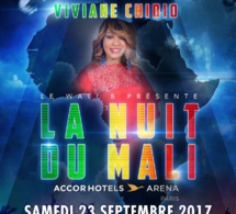 Viviane Chedid à Accor Hotel Arena Berçy ce 23 septembre pour la nuit du Mali.