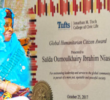 Une université américaine récompense Sayda Oumoulkhairy Niasse, fille de Baye Niasse