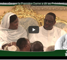 Vidéo-Visite à Touba: Ecoutez la réponse du Président Macky Sall à son épouse qui lui a fait une remarque...