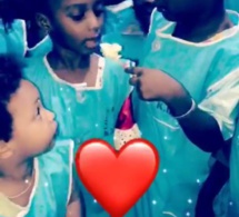 L'animateur Cheikh Sarr de Zik Fm fête l'anniversaire de sa fille avec ses camarades de classe.