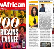 Bougane Guéye Dani parmi  les 100 personnalités qui font bougés l'Afrique par le N° 57 du Magazine Londonien.