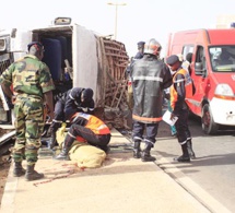 Accident : des blessés couchés sur la chaussée, écrasés par un bus