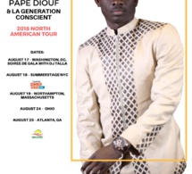 SUMMER STAGE 2018: New African Production Inc présente Pape Diouf au USA au mois d'AOUT.