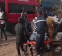 Vidéo – Thiès: 7 blessés dans une collision entre une voiture 4X4 et un Taxi